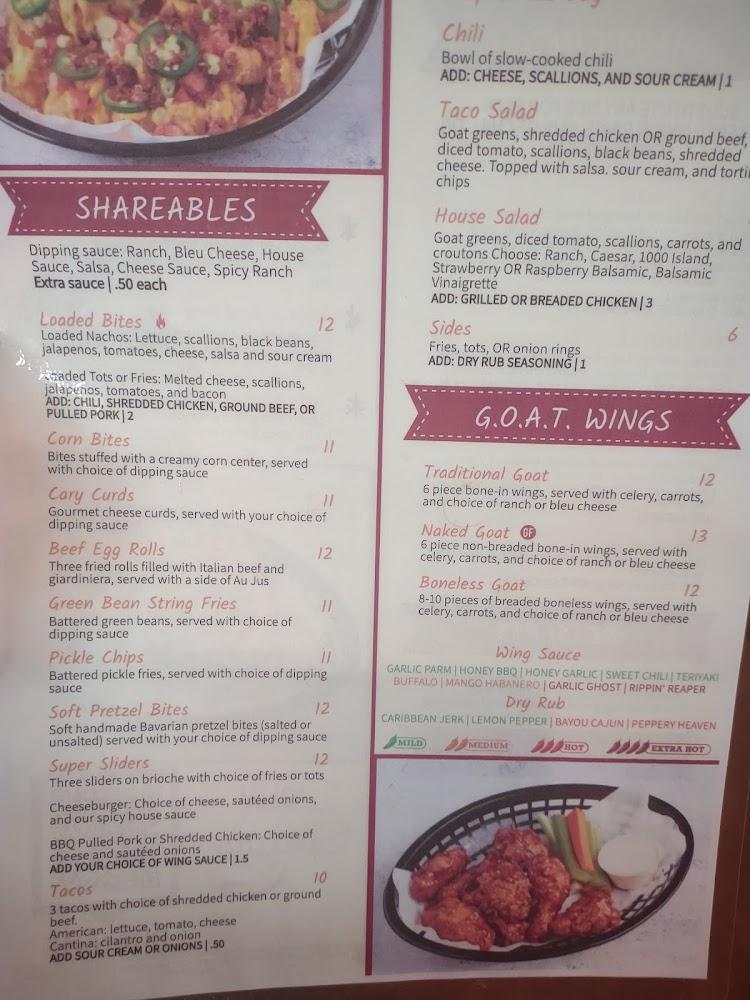 Tipsy Goat Tavern Menu image 3