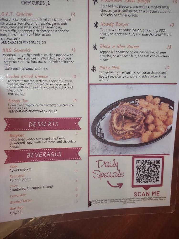 Tipsy Goat Tavern Menu image 4